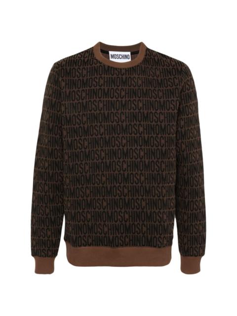 logo-jacquard sweatshirt