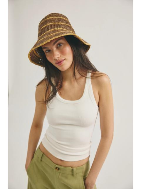 FREE PEOPLE Aneta Rafia Bucket Hat