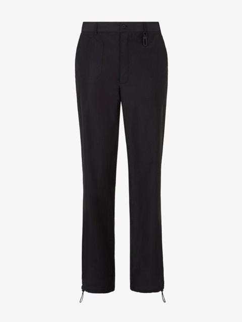 FENDI Black cotton pants