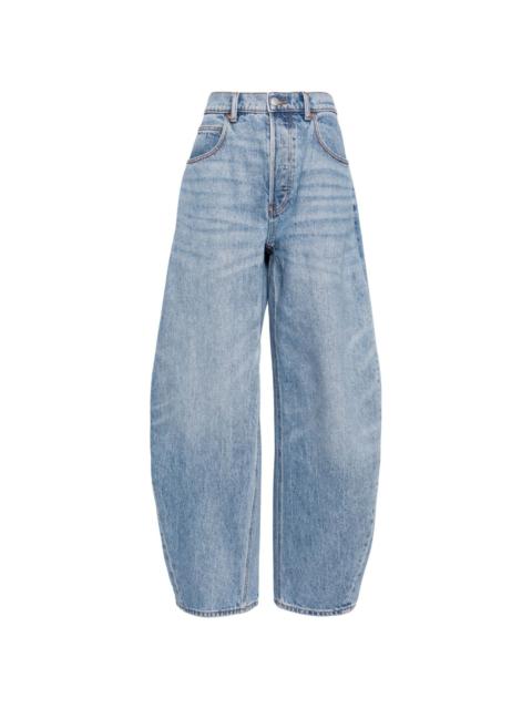 Alexander Wang Rounded wide-leg jeans