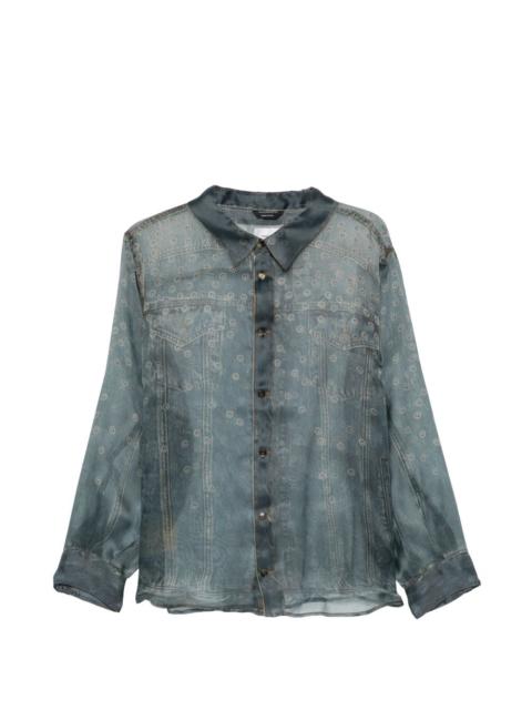 HAIKURE Maya buttoned silk shirt