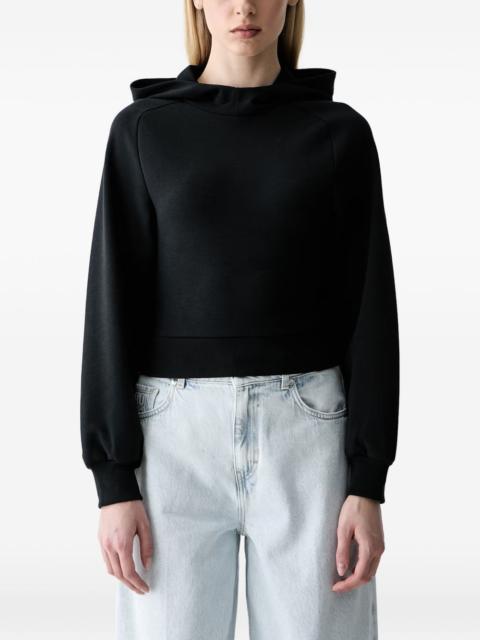 adidas logo-patch raglan-sleeve hoodie