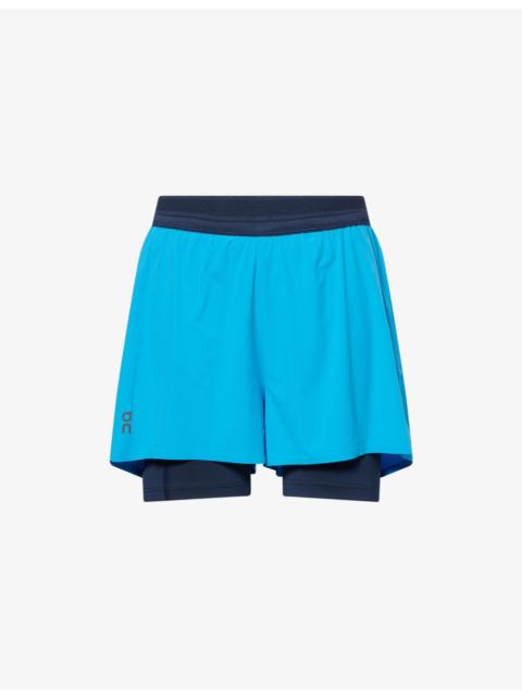 On "3"" Performance 2-in-1 Stretch-Woven Shorts"