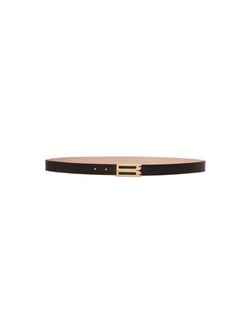 Victoria Beckham FRAME BUCKLE BELT BLACK