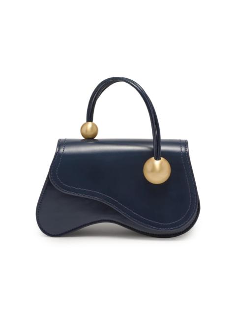 Cult Gaia Women's Kazia Leather Top Handle Bag - Deep Lake