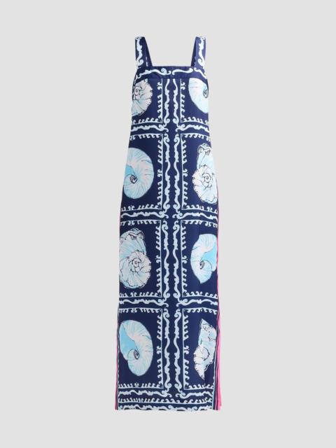 Lilly Pulitzer Women's Casandra Seashell-Print Maxi Dress - Low Tide Navy