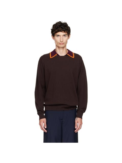 Dries Van Noten Brown Cashmere Sweater