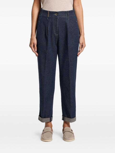 PESERICO pleated trousers
