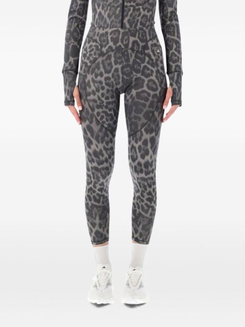 adidas leopard-print track pants