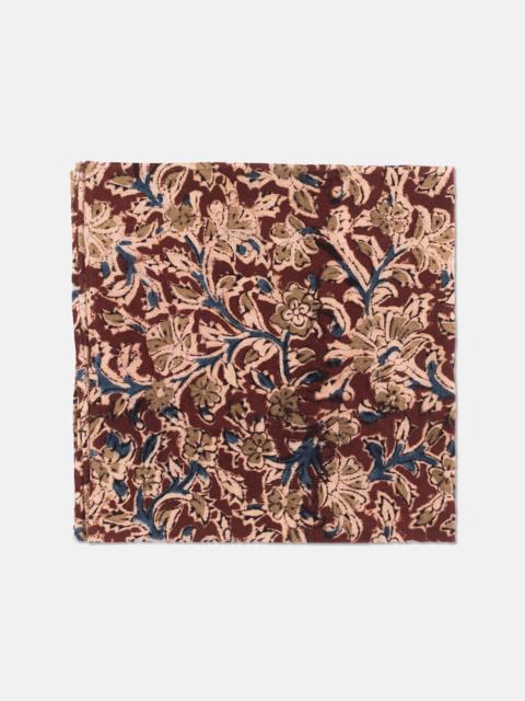 J. PRESS BATIK PRINT MADRAS POCKET SQUARE