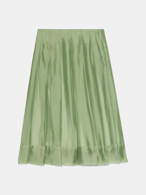 kate spade Crinkled Organza Pleated Skirt