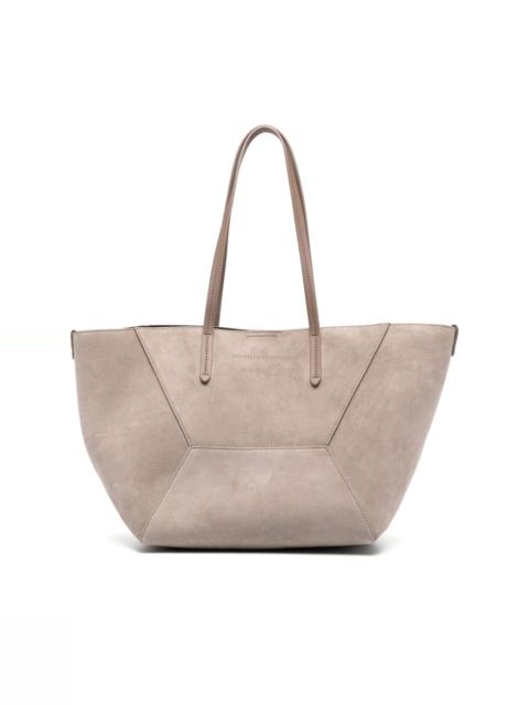 Brunello Cucinelli logo-debossed tote bag