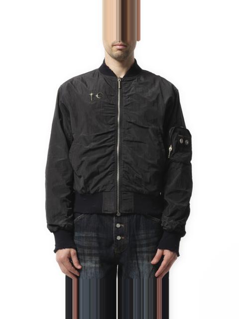 Thug Club Scarred Tango Charlie Bomber in Black