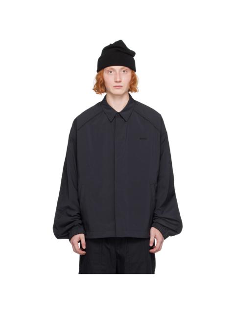 JUUN.J Black Puckering Shirt