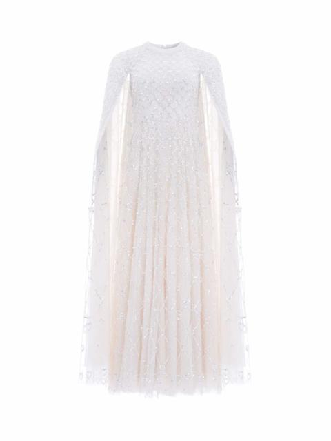 Needle & Thread Heart Lattice Ankle Gown