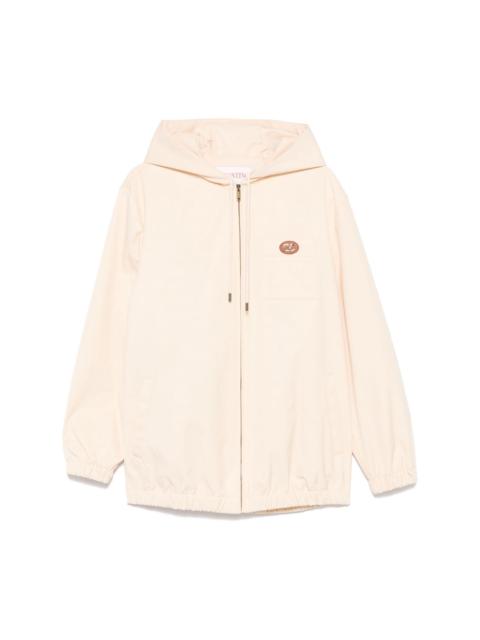 VLogo Signature hooded jacket