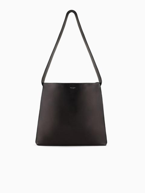 GIORGIO ARMANI Oversized nappa-leather shoulder strap