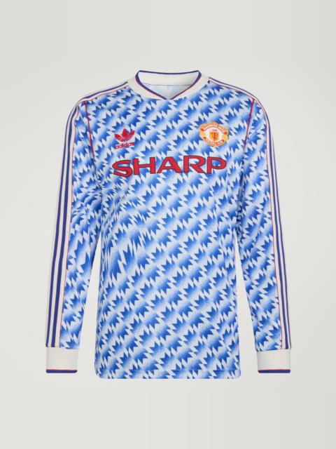 adidas Manchester United Away Long Sleeve Jersey 90