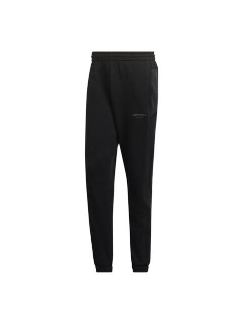 Men's adidas originals R.Y.V. Elastic Waistband Drawstring Solid Color Cotton Casual Sports Pants/Tr