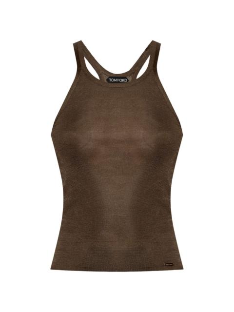 criss-cross tank top
