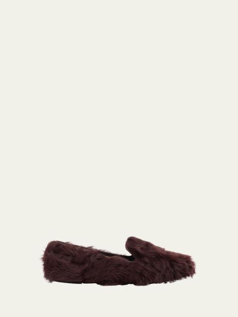 Brunello Cucinelli Capretta Fur Loafers