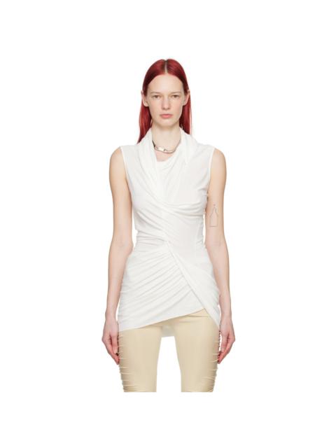 Rick Owens Lilies Off-White Magnetic Tank Top
