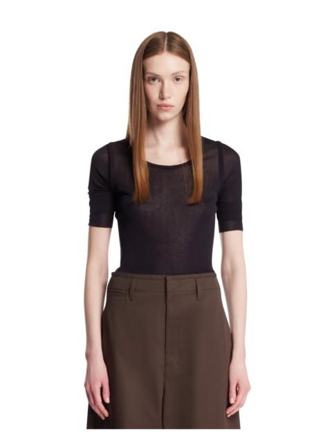 Lemaire Black Layered-Effect Top