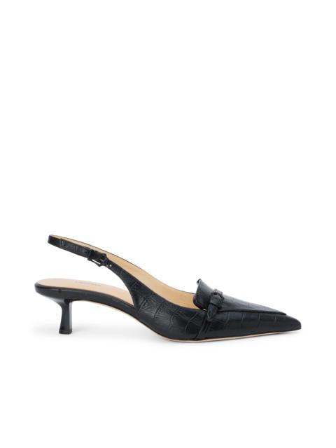 L'AGENCE Brigette Leather Slingback