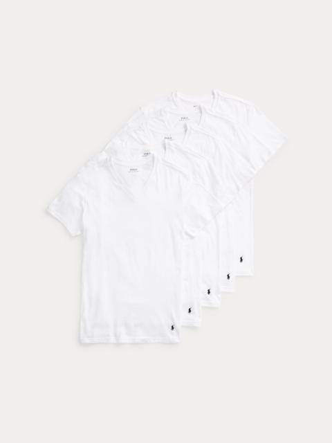 Polo Ralph Lauren Slim Fit Wicking V-Neck 5-Pack