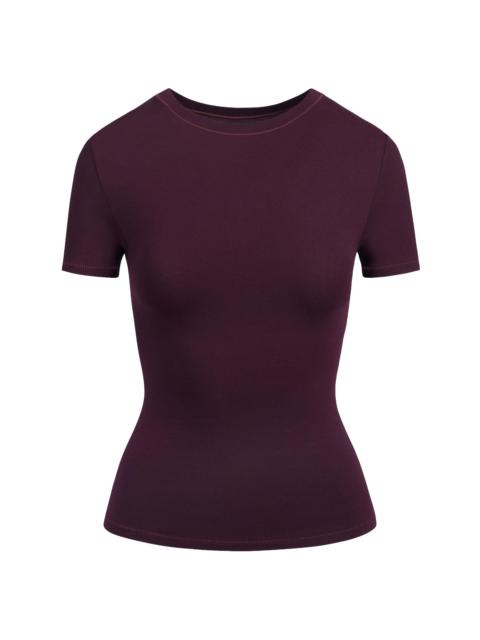 SKIMS Women's Cotton Jersey T-Shirt - Currant