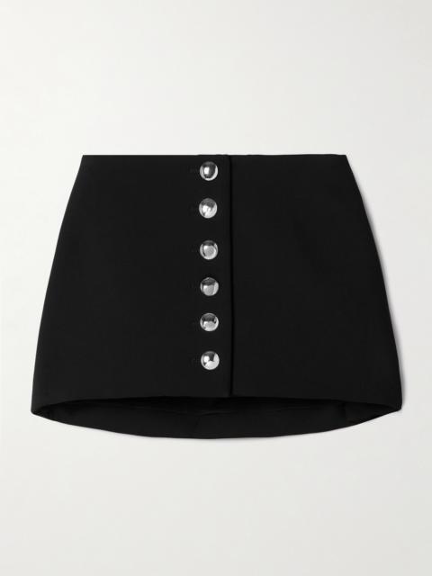 KHAITE Jaxon Cady Mini Skirt