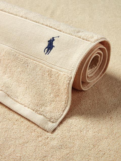 Ralph Lauren Polo Player Cotton Bath Mat - Pale Oak