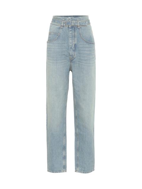 Isabel Marant Étoile Gloria high-rise straight jeans