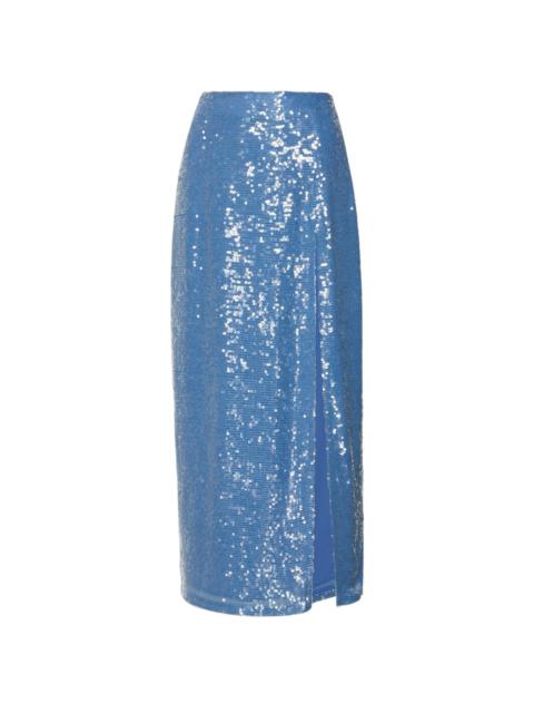 LAPOINTE Sequin High Waist Skirt