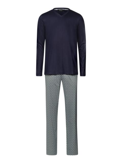 HANRO Night And Day Cotton V-Neck Pajama Set