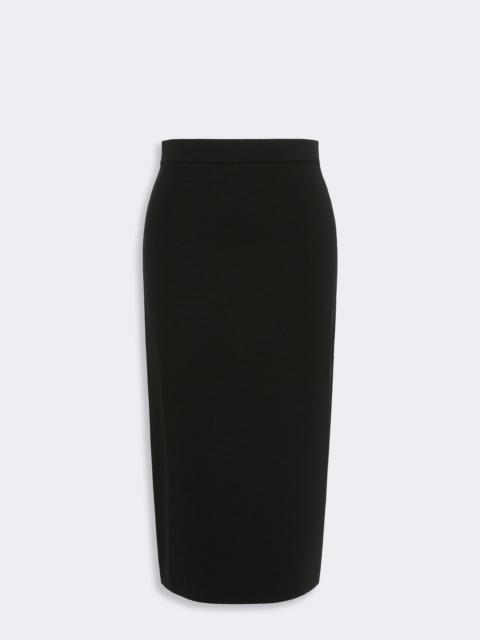 Max Mara VIALE Viscose yarn pencil skirt - BLACK
