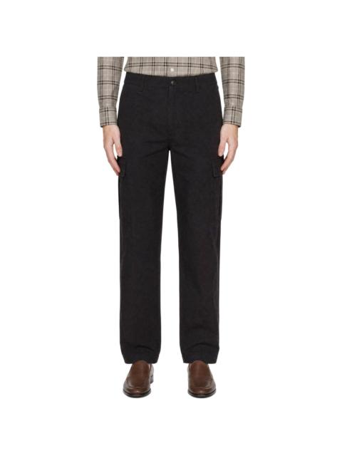 Burberry Black Cotton Cargo Pants