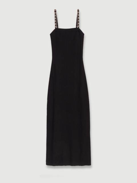 maje Knit maxi dress