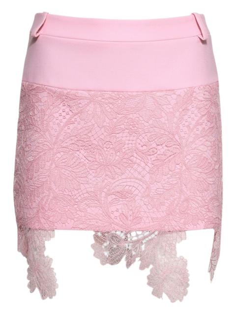 David Koma lace mini skirt