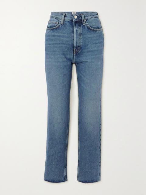 Totême + NET SUSTAIN Classic Cut high-rise straight-leg organic jeans Mid denim