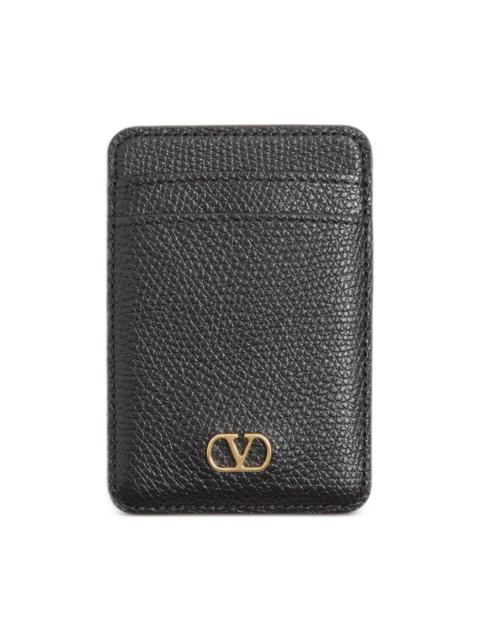 Valentino VLogo Signature leather card case