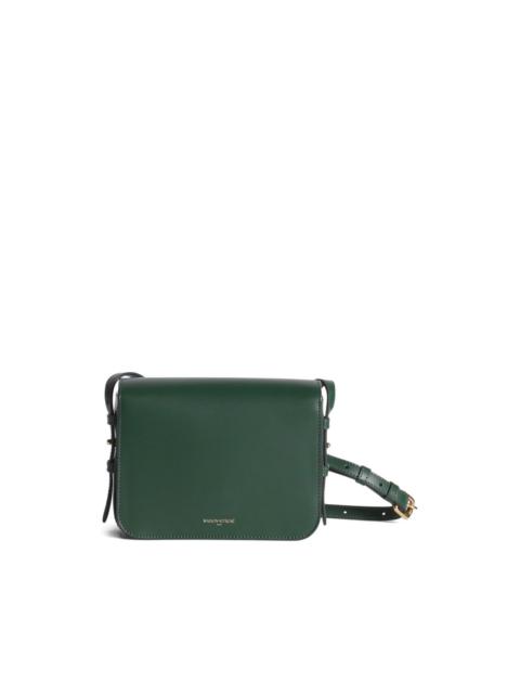 Maison Kitsuné fox-clasp leather cross body bag