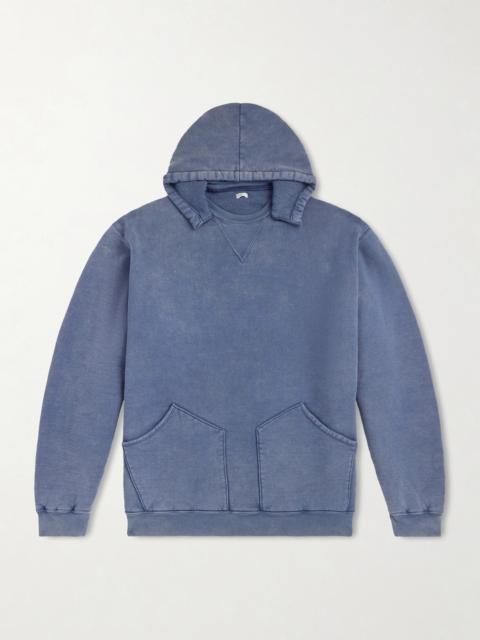 A.PRESSE Vintage Cotton-Jersey Hoodie