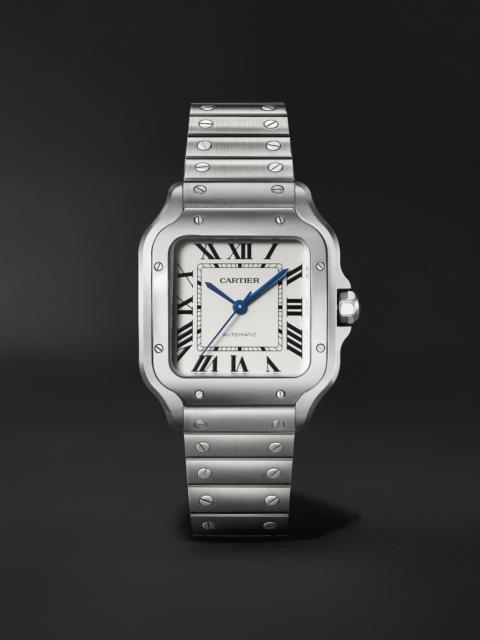 Cartier Santos Automatic Medium Stainless Steel Interchangeable Watch, Ref. WSSA0029