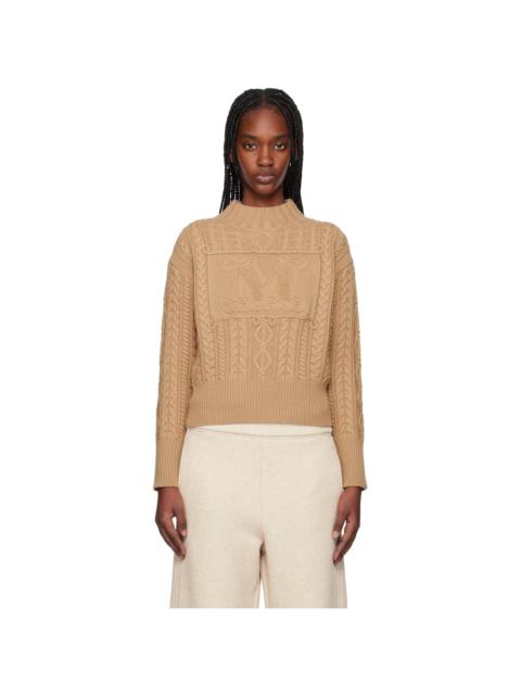 Max Mara Tan Miranda Sweater