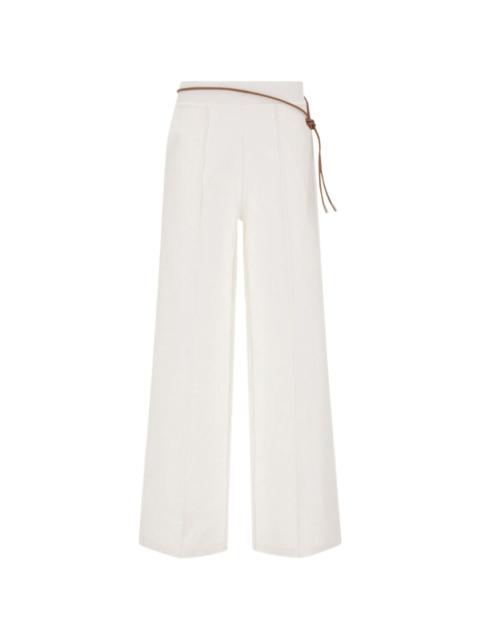 Herno tie belt trousers