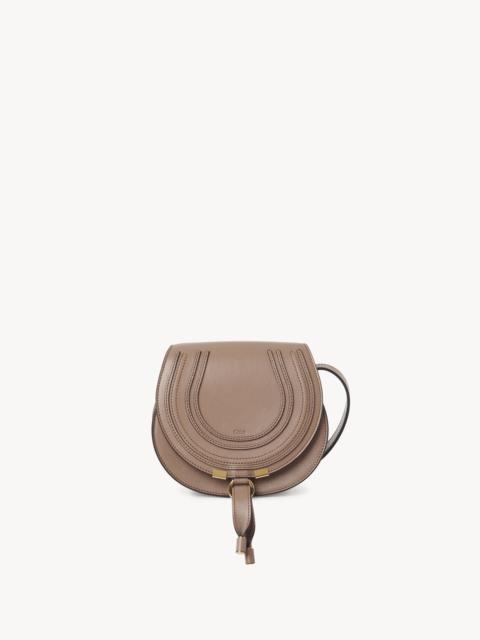 SMALL MARCIE SADDLE BAG IN SHINY LEATHER