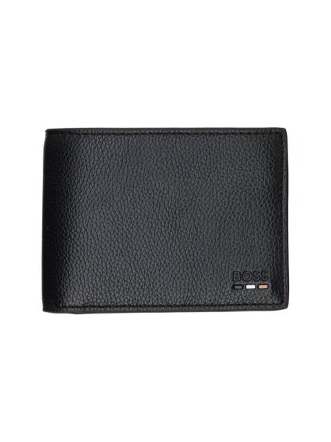 BOSS Black Embossed Logo Wallet