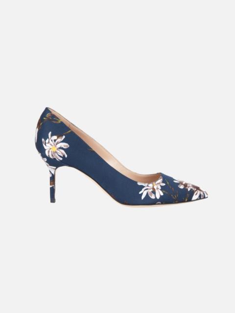 EMILIA WICKSTEAD BB Shoe in Midnight Magnolia Print