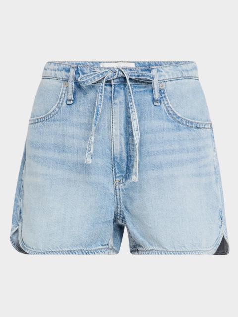rag & bone Ultra Featherweight Nolan Drawstring Denim Shorts